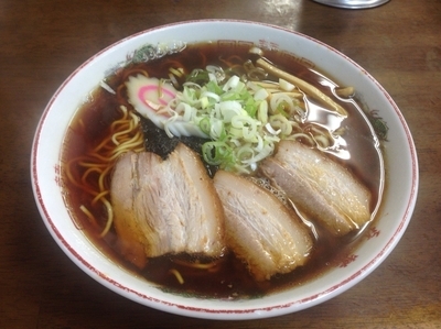 「ラーメン（大盛り）」@喜楽の写真