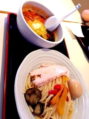 「ROSSOトマトつけ麺」@大勝軒ROSSO－ロッソ－の写真