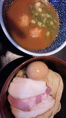 「特製濃厚魚介つけ麺」@麺屋 一燈の写真