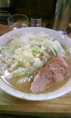 「小ラーメン(ニンニク)700円」@ラーメン二郎 赤羽店の写真