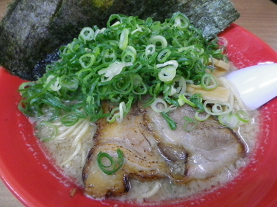 「熱血中華そば並＋九条葱」@熱血らーめん in Yokohamaの写真