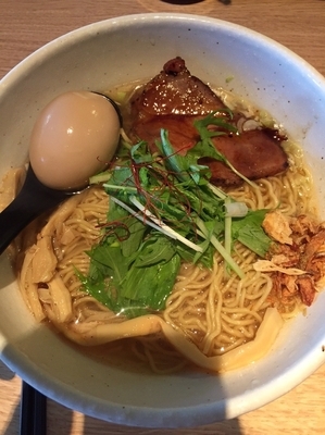 「味玉らぁめん 塩 大盛り」@麺屋宗 -sou- 中目黒店の写真