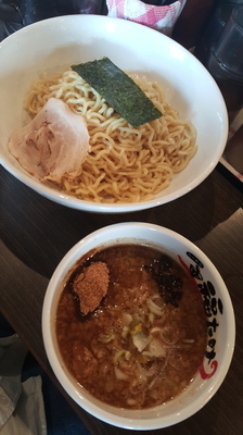 「魚介味噌つけ麺　大盛り300g」@らーめん 福たけ 桜木本店の写真