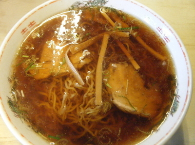 「中華そば600円＋ぎょうざ400円」@喜久家の写真