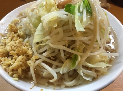 「☆ミニラーメン　しょうがトッピング☆」@豚星。の写真