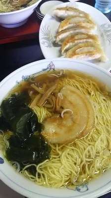 「らーめん大盛り＋ジャンボ餃子」@天の川の写真