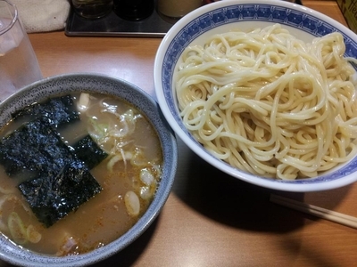 「辛つけめん(辛味別皿)＋大盛り」@中華そば みとやの写真