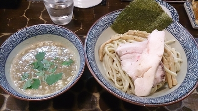 「【限定】濃厚煮干つけ蕎麦」@特級鶏蕎麦 龍介の写真