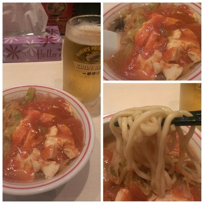 「ビールセット（蒙古タンメン）」@蒙古タンメン 中本 高田馬場店の写真