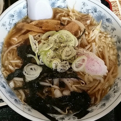 「もやし正油ラーメンセット　７３０円」@ランチ＆伊酒華屋 ワカマツの写真