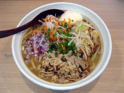 「みそら～めん並（麺200g）780円＋半熟玉子60円」@麺小屋 てちの写真