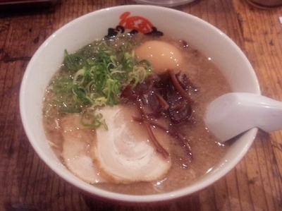 「味玉ラーメン」@元祖博多だるま 博多デイトス店の写真