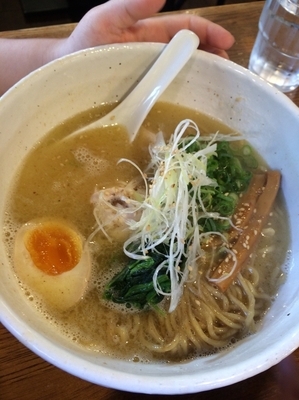 「鳥そば(塩ラーメン)」@麺や鐙壱番の写真