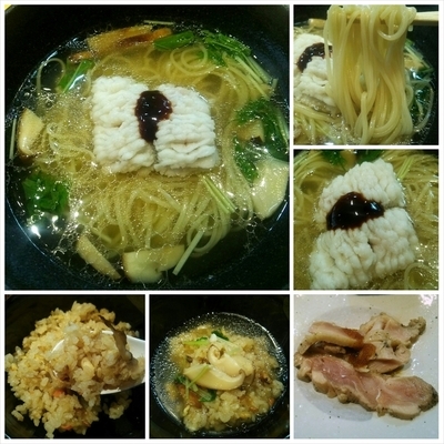 「【限定】鱧 + 松茸ご飯 （150921）」@ラーメン 巌哲の写真