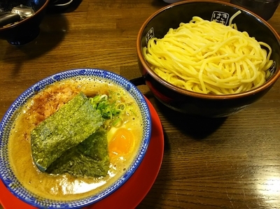 「節系つけ麺　（大盛り：サービス券）」@きまはち商店の写真