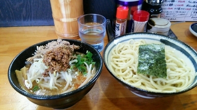 「みそつけめん+ボロ肉」@自家製中華そば 麺 まる井の写真