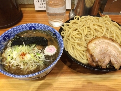 「つけ味玉（並）あつもり」@中華蕎麦うゑずの写真