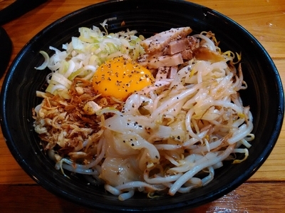 「まぜそば」@麺屋 だるまの写真