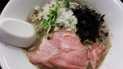 「濃厚そば（伊吹いりこ←訂正します:平子背黒）」@麺処 晴の写真