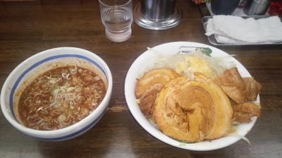 「つけ雷850円＋半豚増し150円」@雷 北松戸本店の写真