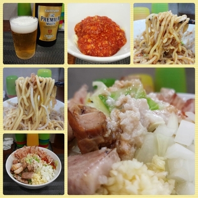 「【限定】夢者の次郎ちゃん（並）＋トマトチーズ」@麺丼Dining 夢者の写真