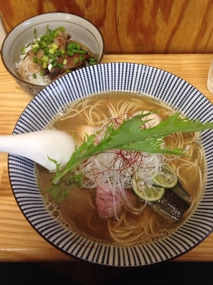 「【限定】さんまそば」@中華そば よしかわの写真