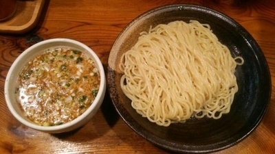 「つけめん(中盛)(あつもり)」@鶏の穴 白山店の写真