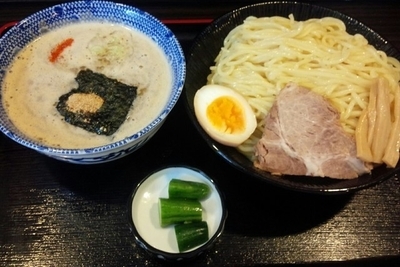「濃厚魚介つけ麺特盛700円」@麺屋 暁の写真