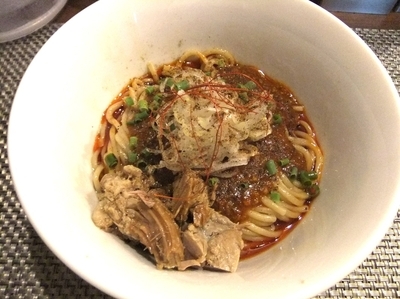 「麻婆まぜそば（750円）」@らぁ麺 やまぐち 辣式の写真