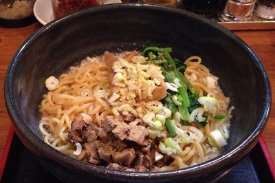 「油そば(醤油･こってり)大盛(680円＋100円)」@麺屋 匠堂の写真