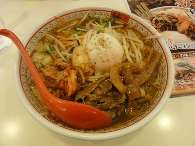 「秋のピリ辛牛カルビラーメン」@どうとんぼり神座 中央環状堺店の写真