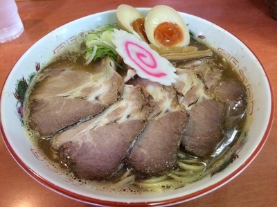 「豚にぼ中華」@なかた屋 高田店の写真