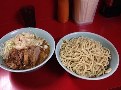 「小豚つけ麺＋ぎょったま」@ラーメン二郎 中山駅前店の写真