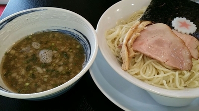 「煮干つけ麺 塩 大盛」@まぐちゃんラーメンの写真