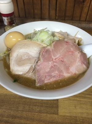 「味噌ラーメン トッピング全部のせ」@へべれ家の写真