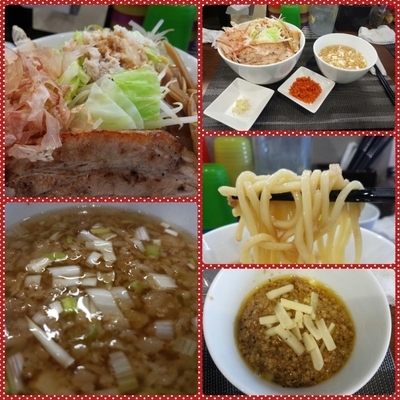 「【限定】次郎ちゃんつけ麺（中・全部マシ）＋カレーチーズ」@麺丼Dining 夢者の写真