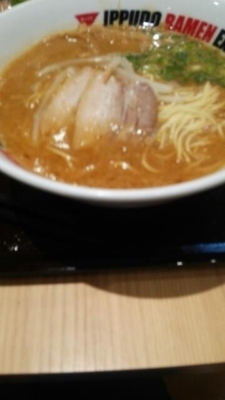 「しょうゆとんこつ」@IPPUDO RAMEN EXPRESS さいたま新都心コクーン店の写真