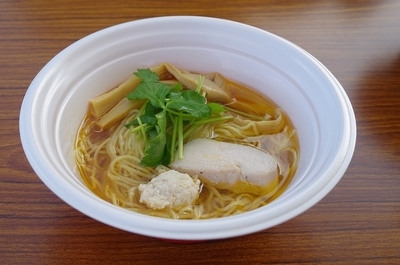 「たましゃも×しび出汁そば850円」@らーめんフェスタ in イオンレイクタウンの写真