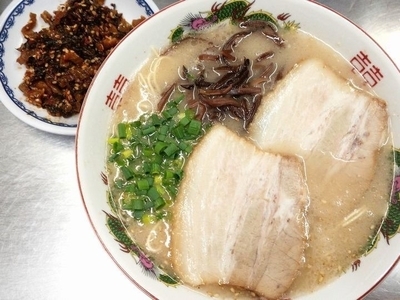 「ラーメン＋辛子高菜」@ラーメン力の写真