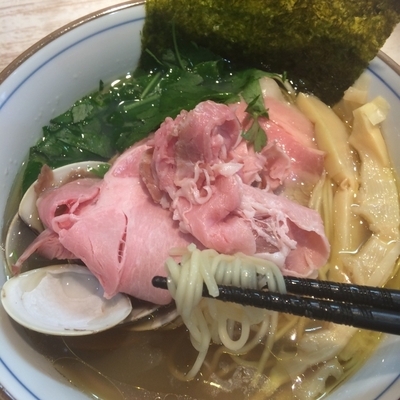 「蛤そば」@中華そば 四つ葉の写真