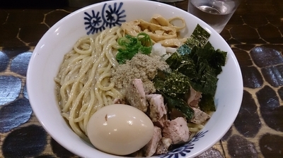 「【限定】濃厚煮干まぜそば(大盛)＋味玉」@特級鶏蕎麦 龍介の写真