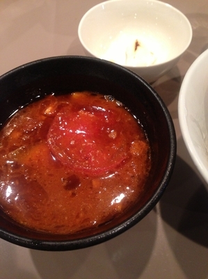 「海老トマトつけ麺」@つけ麺 五ノ神製作所の写真