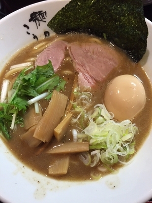 「味玉ラーメン」@濃厚宗田つけめん 麺屋縁道の写真