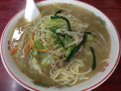 「タンメン」@中華料理 蓬莱の写真