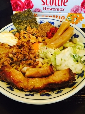 「カレまぜ¥750＋白めし¥100」@狼煙 〜NOROSHI〜の写真