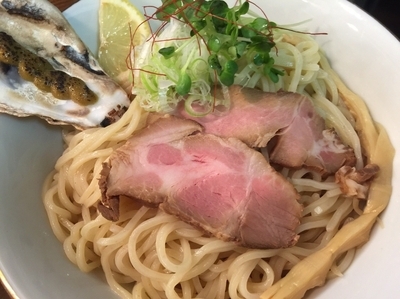 「濃厚牡蠣つけ麺(大)」@貝だしラーメン 貝ガラ屋の写真