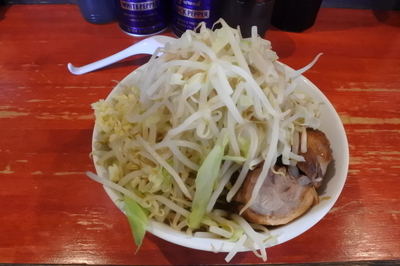 「小ラーメン(ヤサイニンニク)」@ラーメン二郎 会津若松駅前店の写真