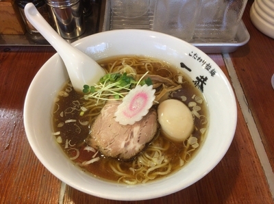 「ラーメン(並)＋味玉」@こだわり拉麺 一恭の写真