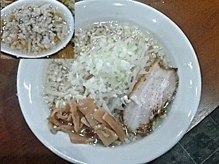 「背脂醤油らーめん (￥750)」@中華そば 七麺鳥の写真