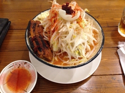 「赤富士＋味変」@麺処 はいからの写真